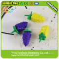 3D Cute Fruit Shape ,Novetly eraser promotion stationery